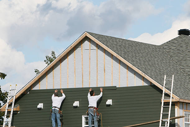Professional Siding Installation technician working in Clarksburg, OH